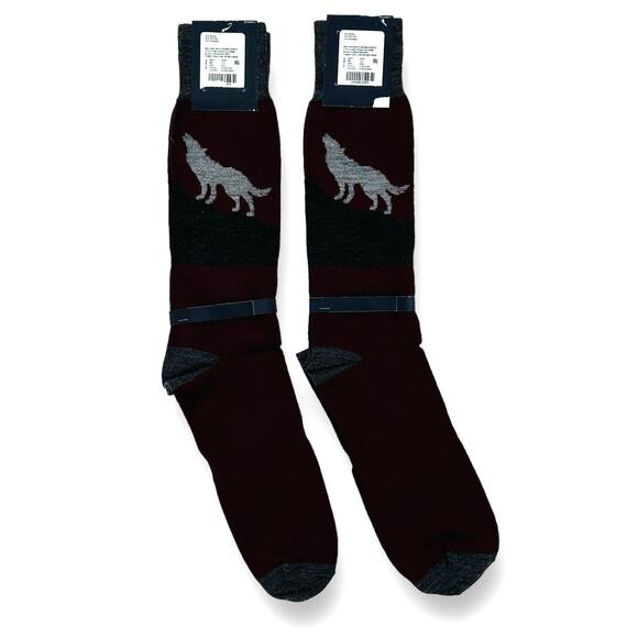 New Cremieux Howling Wolf Merino Wool Trouser Dress Socks Mens Sz 6 - 12.5 Lot - Picture 3 of 4